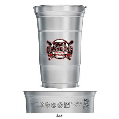 Aluminum Cup Recycled Stackable - 20 oz - product view 2