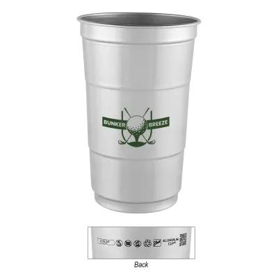Aluminum Cup Recycled Stackable - 24 oz - product view 2