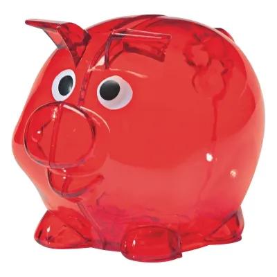 Piggy Bank Plastic Mini with Removable Plug - product view 2
