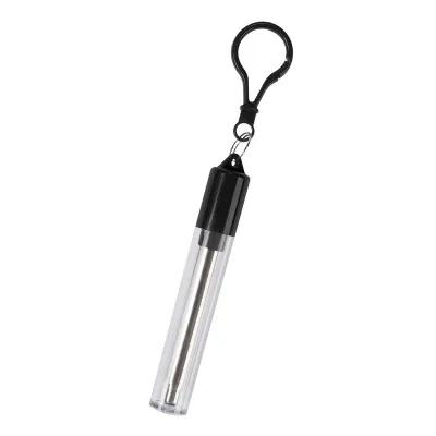 Collapsible Stainless Steel Straw Kit - 4 in - product view 4