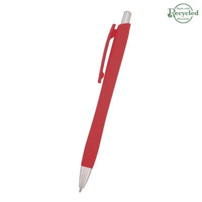 Pen Recycled ABS Plunger Action Rubberized - product view 11