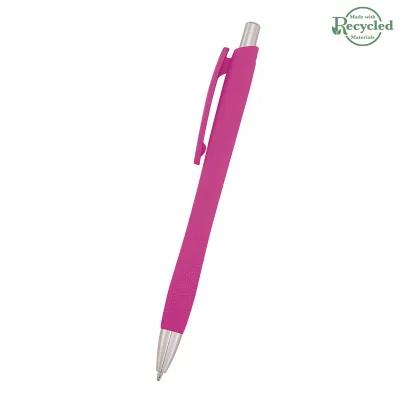 Pen Recycled ABS Plunger Action Rubberized - product view 13