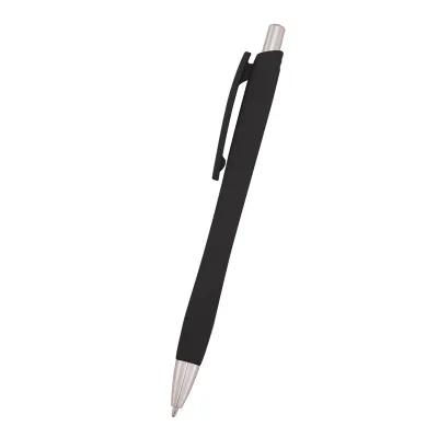 Pen Recycled ABS Plunger Action Rubberized - product view 27