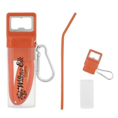 Pop and Sip Bottle Opener Straw Kit - 1.5 x 4.8 in