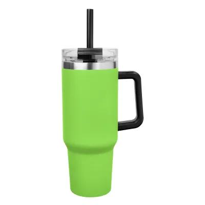 Insulated Stainless Steel Tumbler with Handle - 40 oz - product view 11