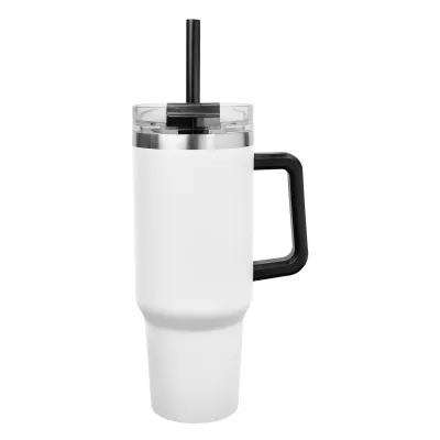 Insulated Stainless Steel Tumbler with Handle - 40 oz - product view 19
