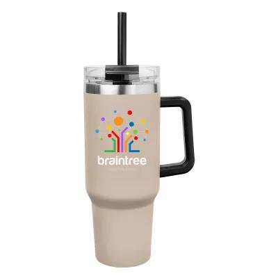 Insulated Stainless Steel Tumbler with Handle - 40 oz - product view 31