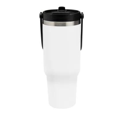 Recycled Stainless Steel Tumbler Flip Top Lid - 40 oz - product view 4