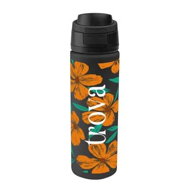 Recycled Stainless Steel Water Bottle Pop Open Lid - 24 oz - product view 1