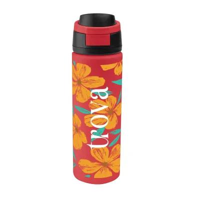 Recycled Stainless Steel Water Bottle Pop Open Lid - 24 oz - product view 8