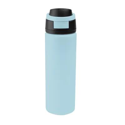 Recycled Stainless Steel Water Bottle Pop Open Lid - 24 oz - product view 12