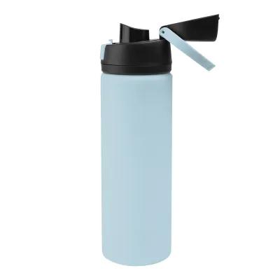 Recycled Stainless Steel Water Bottle Pop Open Lid - 24 oz - product view 13
