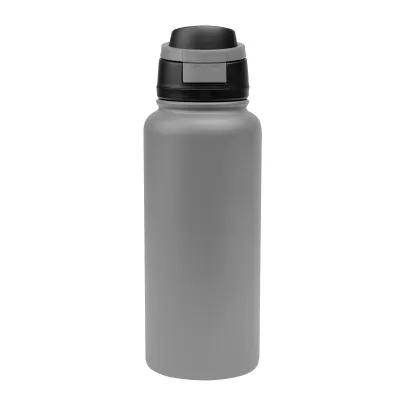 Recycled Stainless Steel Water Bottle Pop Open Lid - 32 oz - product view 3