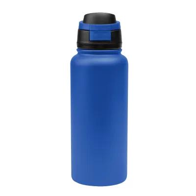 Recycled Stainless Steel Water Bottle Pop Open Lid - 32 oz - product view 5