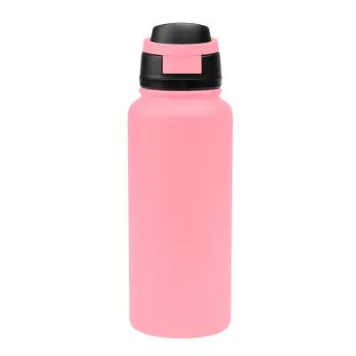 Recycled Stainless Steel Water Bottle Pop Open Lid - 32 oz - product view 26