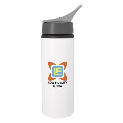 Aluminum Bike Water Bottle with Sip Top Lid - 25 oz - product view 3