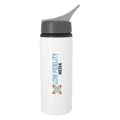 Aluminum Bike Water Bottle with Sip Top Lid - 25 oz - product view 4