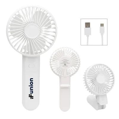 Rechargeable Handheld Fan Bendable - 4 x 8.75 in