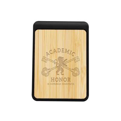 Magnetic Clip with Bamboo Accent - 2 x 2.75 in - product view 4