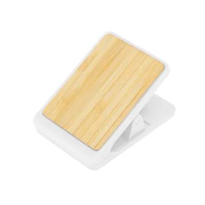 Magnetic Clip with Bamboo Accent - 2 x 2.75 in - product view 6