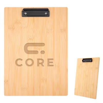 Bamboo Clipboard Spring Loaded FSC - 9 x 12 in