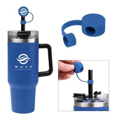 Stainless Steel Tumbler Straw Topper Kit - 40 oz