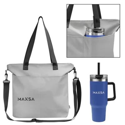 Intrepid Commuter Kit rPET Tote - 40 oz Tumbler