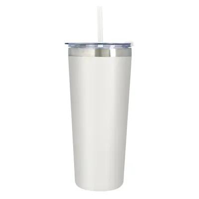 Insulated Tumbler with Flip Top Lid - 24 oz - product view 2