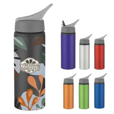 Aluminum Bike Bottle with Sip Top and Handle - 25 oz