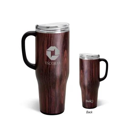 Swig Life Mega Mug Bourbon Barrel Style - 40 oz
