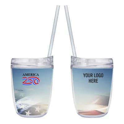 Tritan Tumbler Double Wall Insulated Insert Design - 12 oz