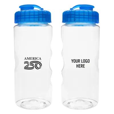 Sports Bottle PET Material with Non-Slip Grip - 20 oz