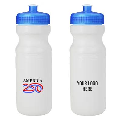 Water Bottle HDPE Push Pull Lid - 24 oz