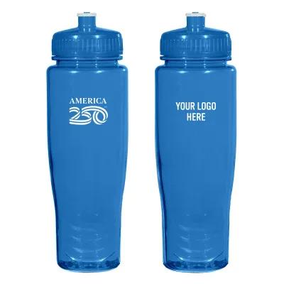 Water Bottle PET Push Pull Lid - 28 oz