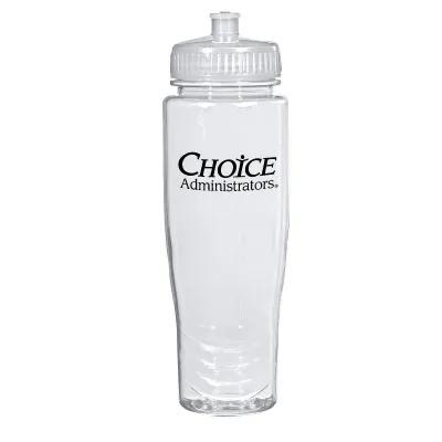 Water Bottle PET Push Pull Lid - 28 oz
