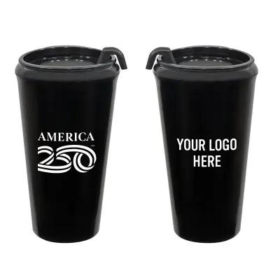 Tumbler Double Wall with Sip Lid - 16 oz