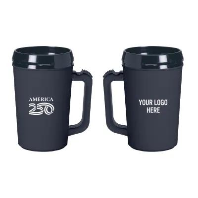 Mug Double Wall Insulated Matte Finish - 22 oz
