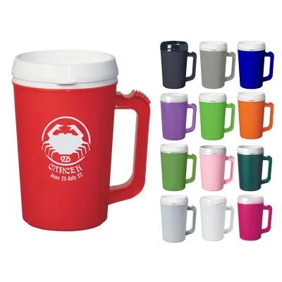 Insulated Mug Double Wall Polypropylene - 22 oz