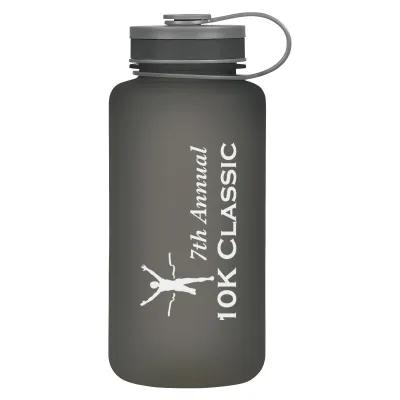 Sports Bottle Wide Mouth Rubberized Finish - 32 oz
