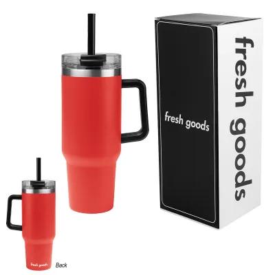 Insulated Tumbler Stainless Steel Handle - 40 oz - product view 3
