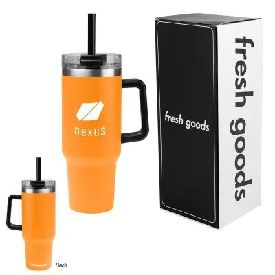 Insulated Tumbler Stainless Steel Handle - 40 oz - product view 8