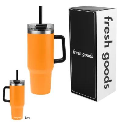 Insulated Tumbler Stainless Steel Handle - 40 oz - product view 10