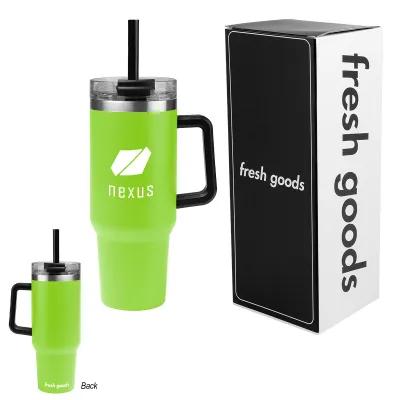 Insulated Tumbler Stainless Steel Handle - 40 oz - product view 11
