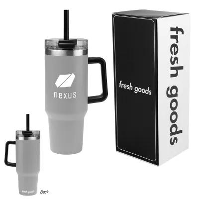 Insulated Tumbler Stainless Steel Handle - 40 oz - product view 13