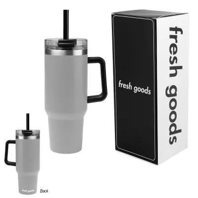 Insulated Tumbler Stainless Steel Handle - 40 oz - product view 14