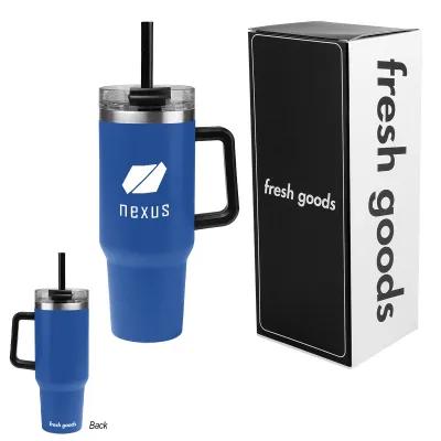 Insulated Tumbler Stainless Steel Handle - 40 oz - product view 15