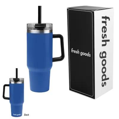 Insulated Tumbler Stainless Steel Handle - 40 oz - product view 17