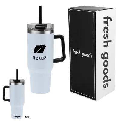 Insulated Tumbler Stainless Steel Handle - 40 oz - product view 18