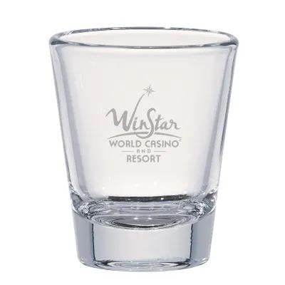 Shot Glass Clear Whiskey Shooter Style - 1.75 oz - product view 2
