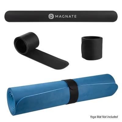 Yoga Mat Slap Strap Silicone Steel - 19 x 2 in - product view 1